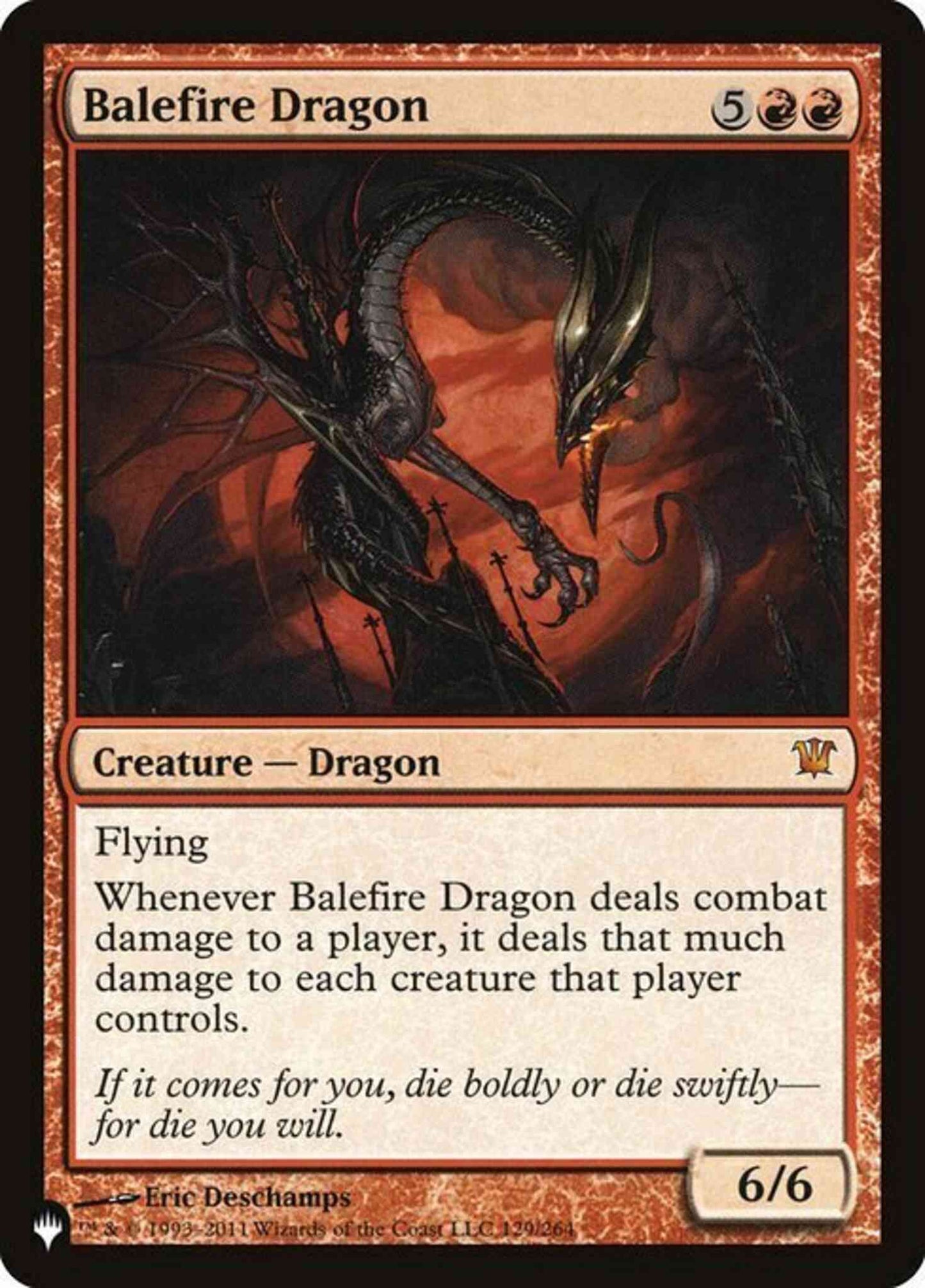 Balefire Dragon [ISD-129] [The List] [Non-Foil]