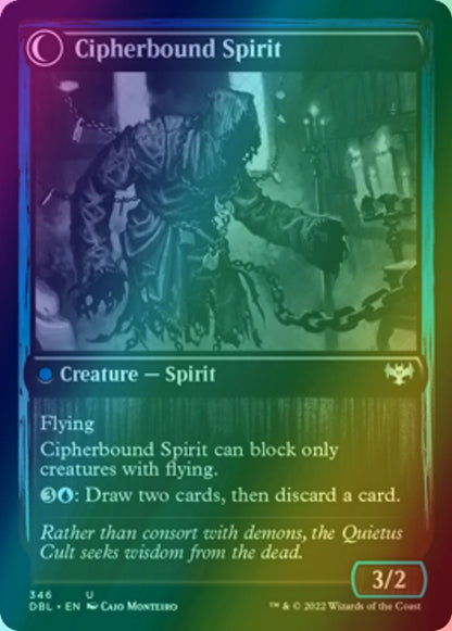 Soulcipher Board // Cipherbound Spirit [346] [Innistrad: Double Feature] [Foil]