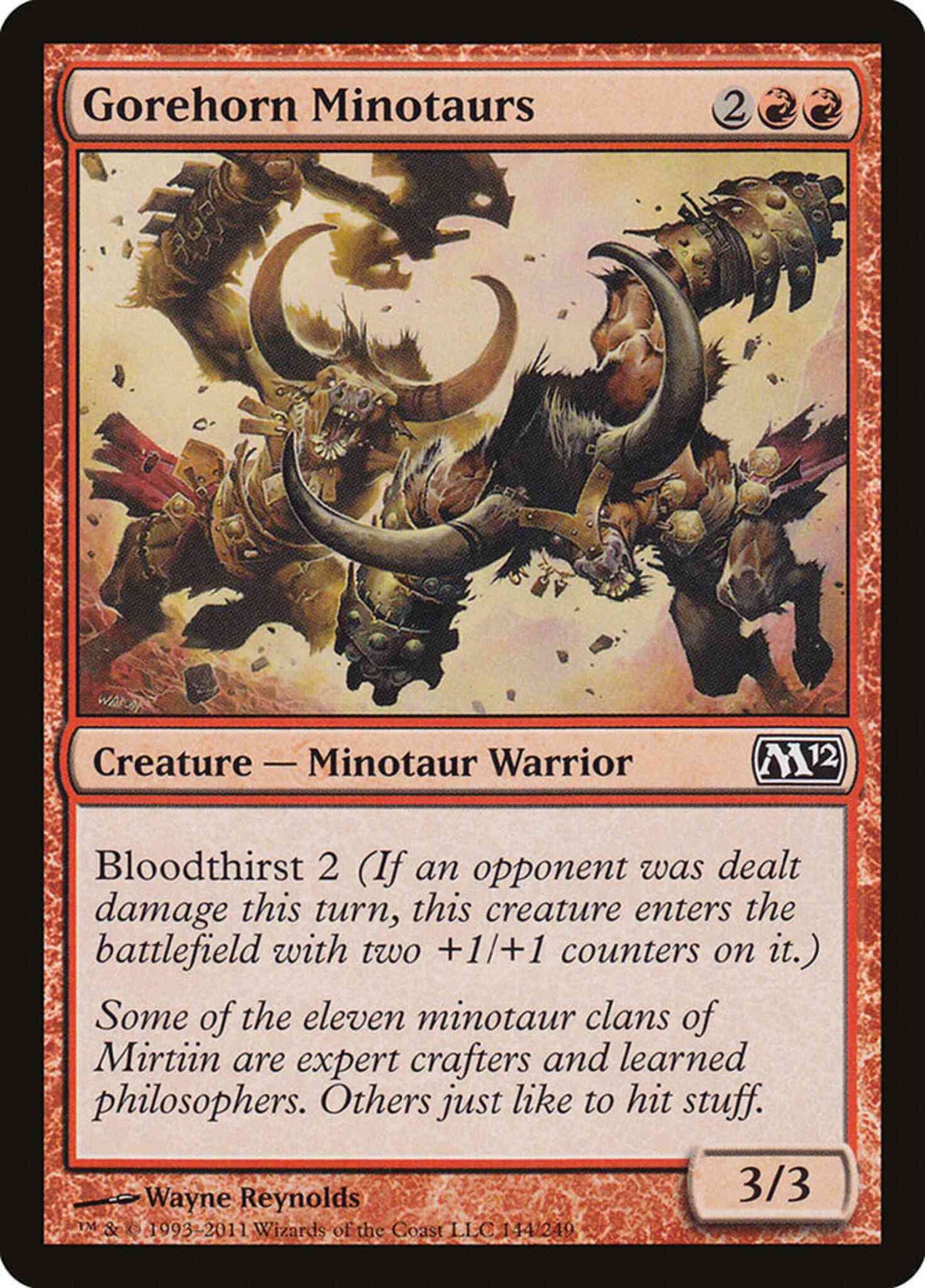 Gorehorn Minotaurs [144] [Magic 2012] [Non-Foil]