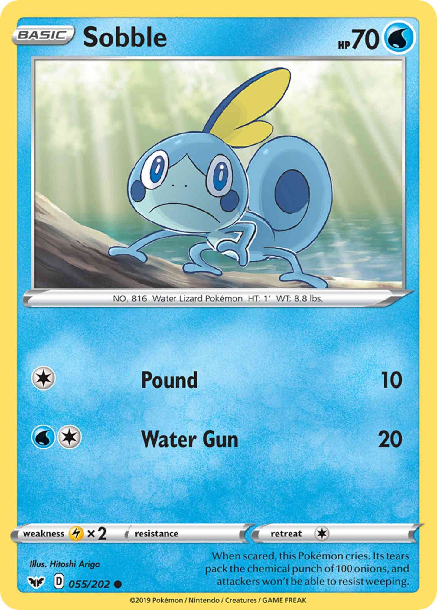Sobble - 055/202 - Common [swsh1-055] [Non-Holo]