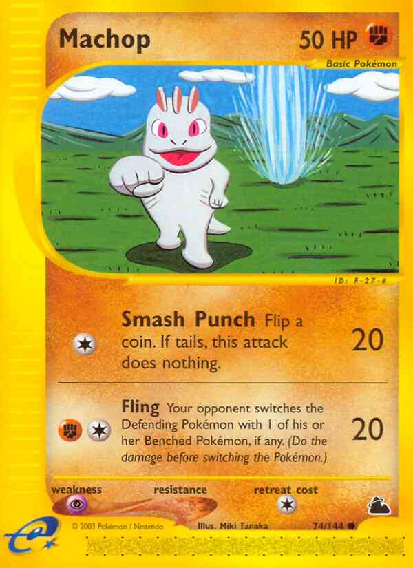 Machop - 74/144 - Common [ecard3-74] [Non-Holo]