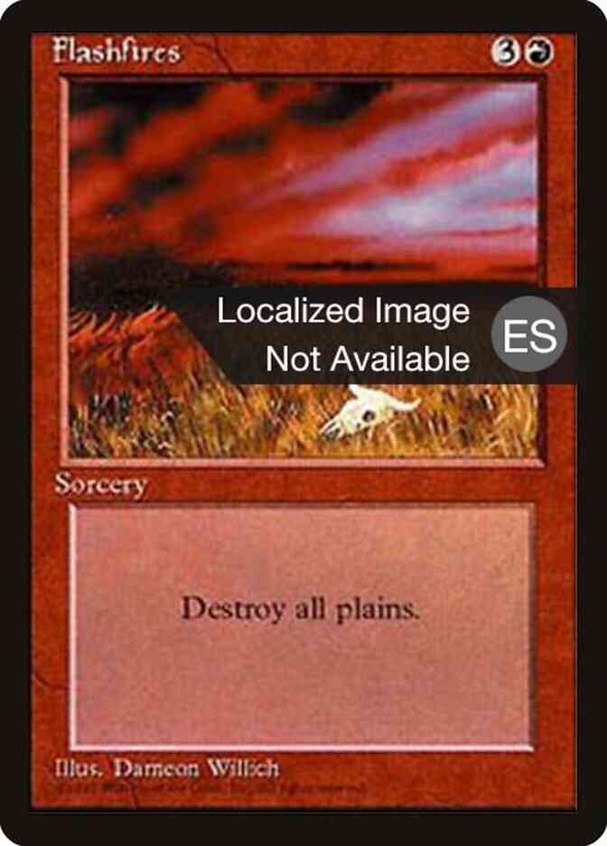 Flashfires - Chinese [195] [Fourth Edition Black Border: Chinese] [Non-Foil]