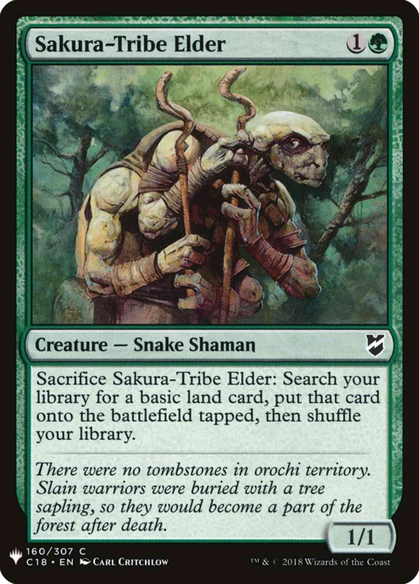 Sakura-Tribe Elder [C18-160] [The List] [Non-Foil]
