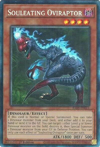 Souleating Oviraptor - RA05-EN011 - Collector's Rare - 1st Edition