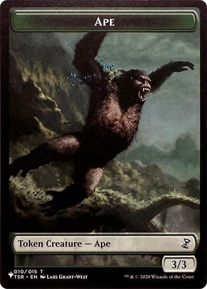 Ape Token (10) // Saproling Token (15) [TSR/WOC Set Symbol] [The List: Tokens] [Non-Foil]