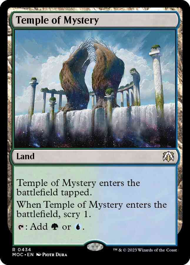 Temple of Mystery [434] [March of the Machine: Commander] [Non-Foil]