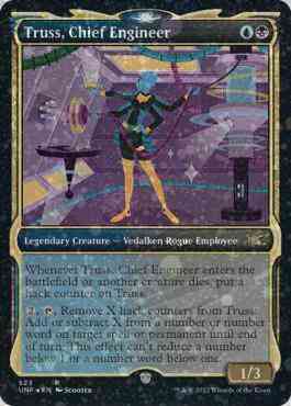 Truss, Chief Engineer [523] [Showcase Cards of Tomorrow] [Unfinity] [Galaxy Foil]