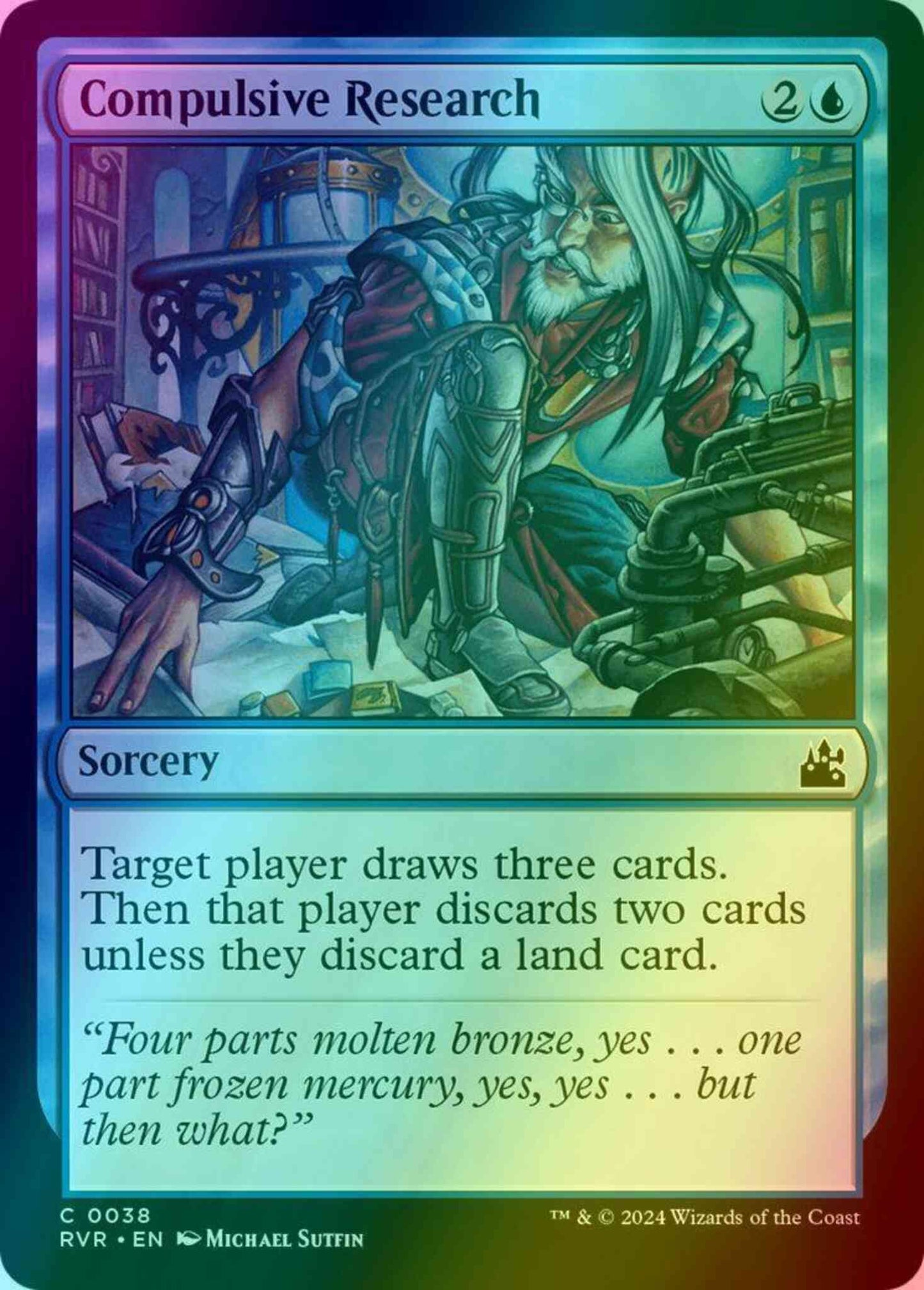 Compulsive Research [38] [Ravnica Remastered] [Foil]