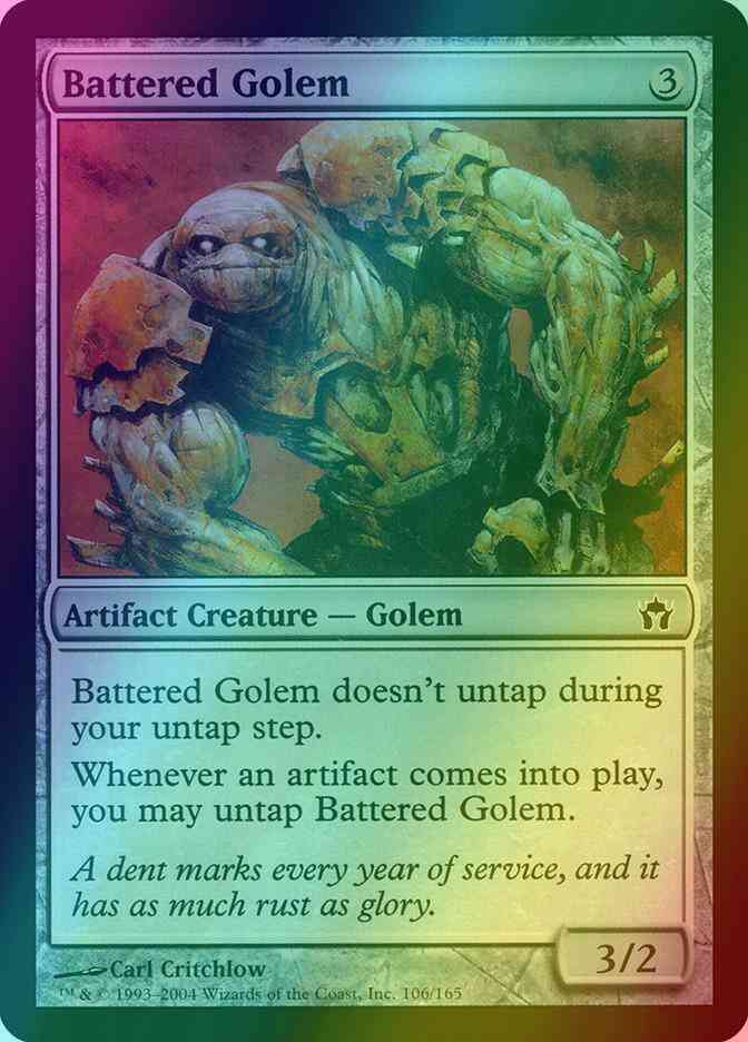 Battered Golem [106] [Fifth Dawn] [Foil]