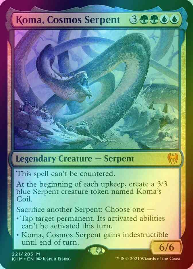 Koma, Cosmos Serpent [221] [Kaldheim] [Foil]