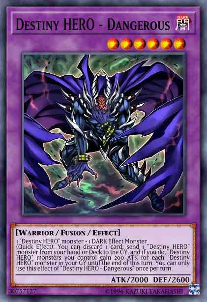 Destiny HERO - Dangerous - COTD-EN096 - Common - 1st Edition