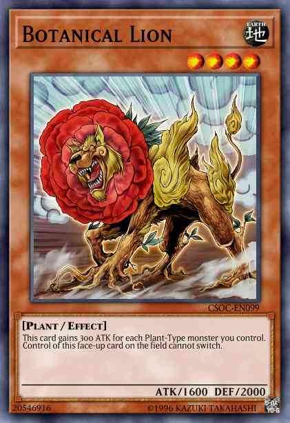 Botanical Lion - BP02-EN074 - Common - 1st Edition