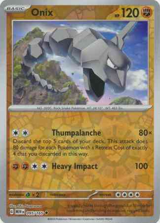 Onix - 095/165 - Uncommon [sv035-095] [Reverse Holo]