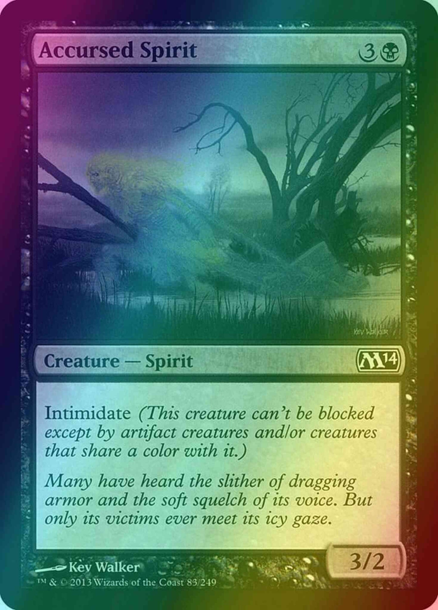 Accursed Spirit [83] [Magic 2014] [Foil]