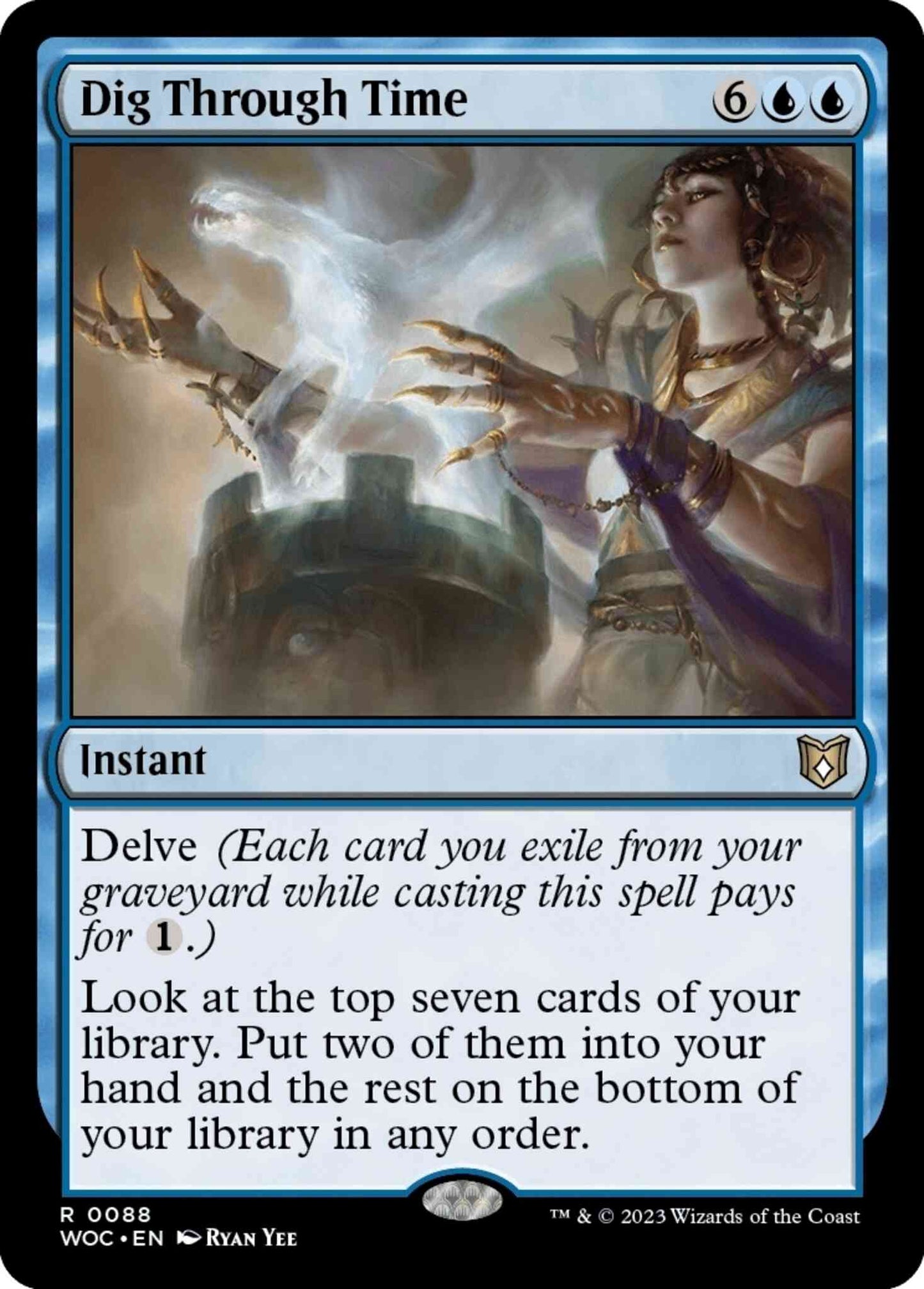 Dig Through Time [88] [Wilds of Eldraine: Commander] [Non-Foil]