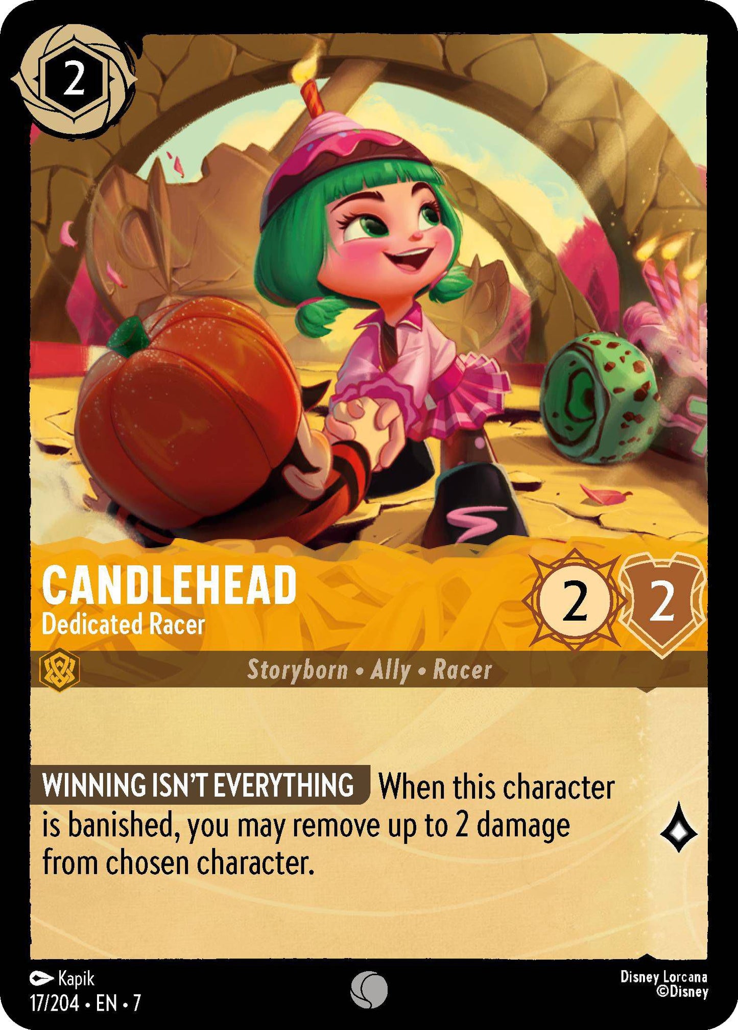 Candlehead - Dedicated Racer - 17/204 [Archazia's Island] [Non-Foil]