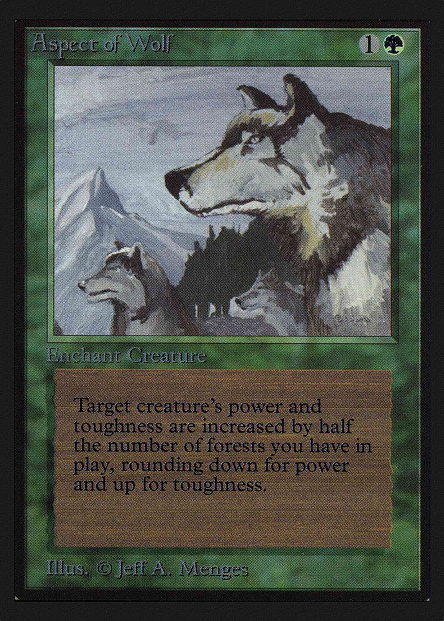 Aspect of Wolf [185] [Intl Collectors Edition] [Non-Foil]