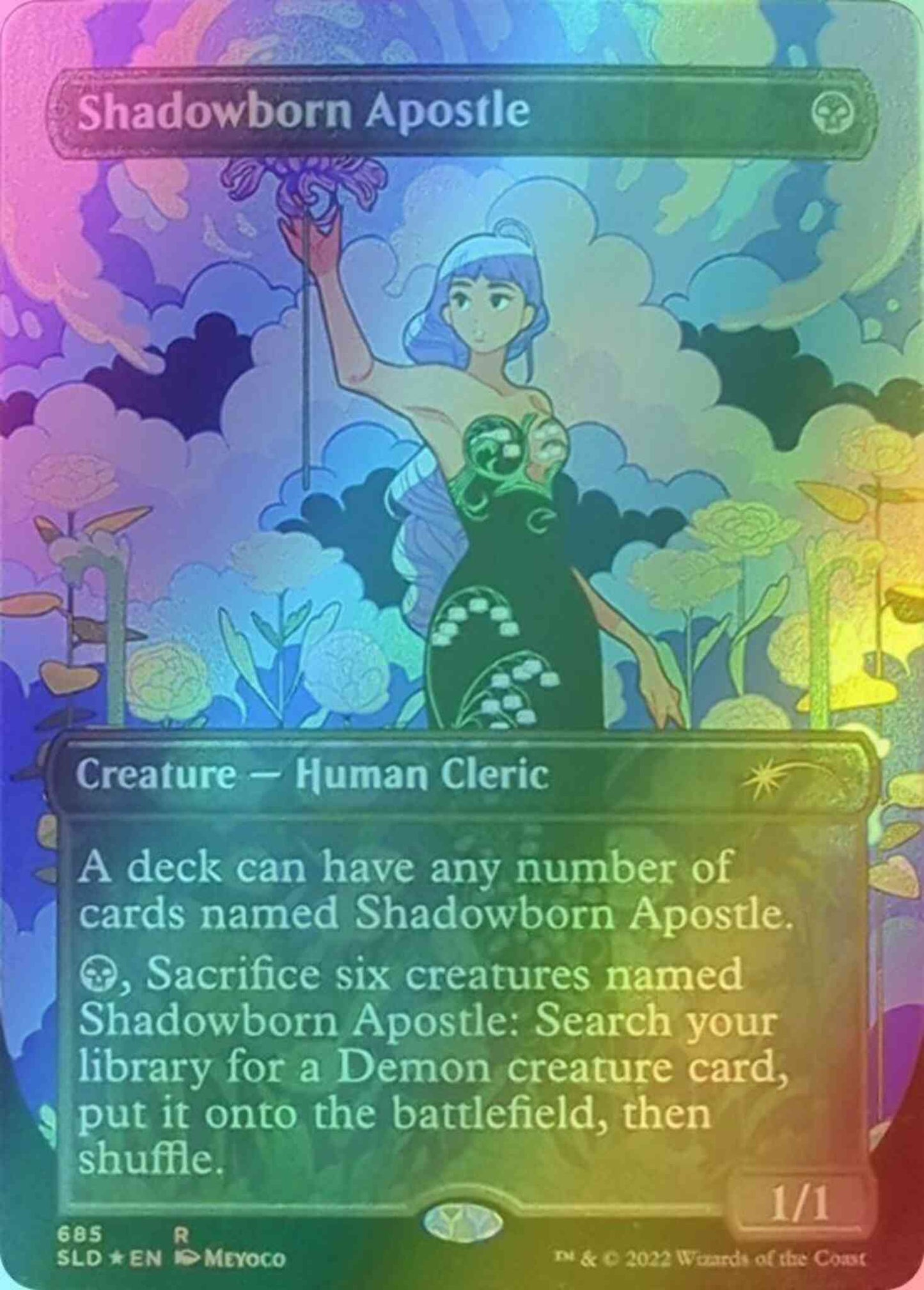 Shadowborn Apostle [0685] [Borderless] [Meyoco] [Secret Lair Drop] [Foil]