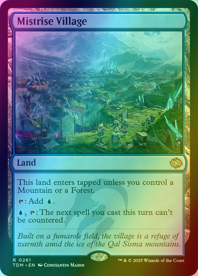 Mistrise Village [261] [Tarkir: Dragonstorm] [Foil]