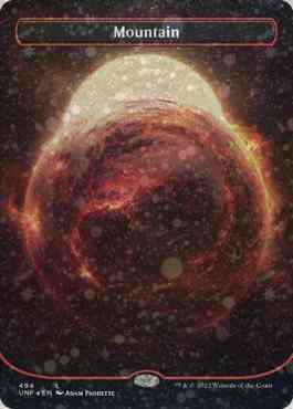 Mountain [494] [Borderless] [Orbital] [Unfinity] [Galaxy Foil]