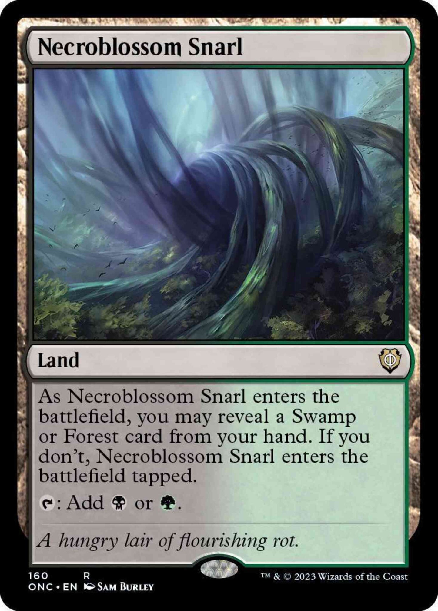Necroblossom Snarl [160] [Phyrexia: All Will Be One: Commander] [Non-Foil]