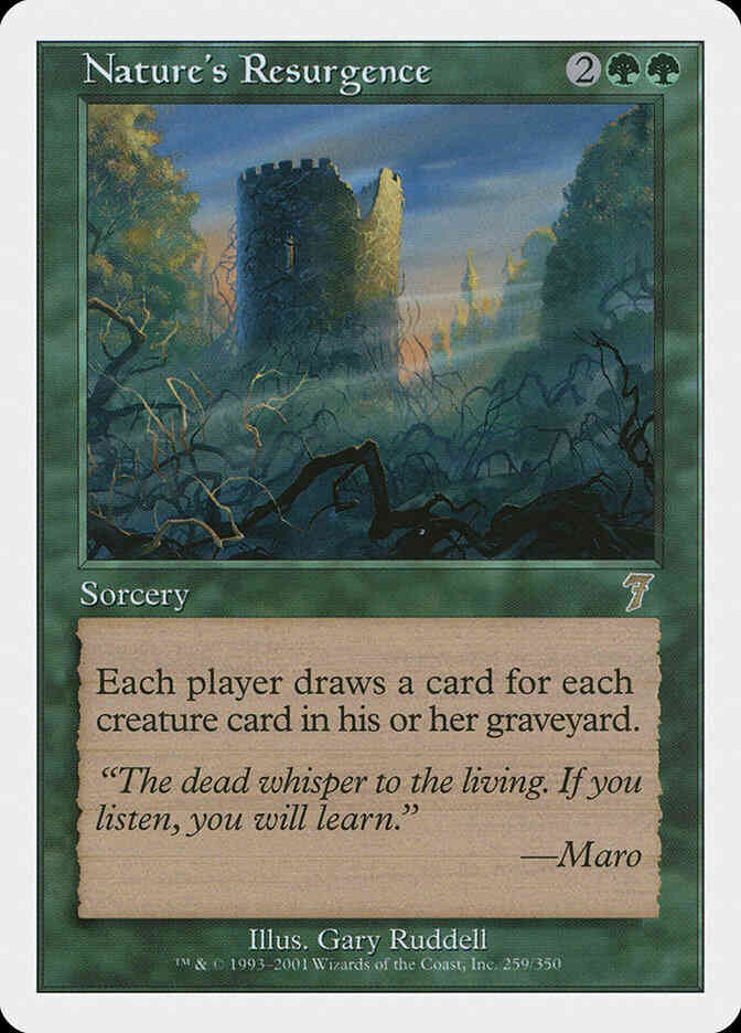 Nature's Resurgence [259] [Seventh Edition] [Non-Foil]