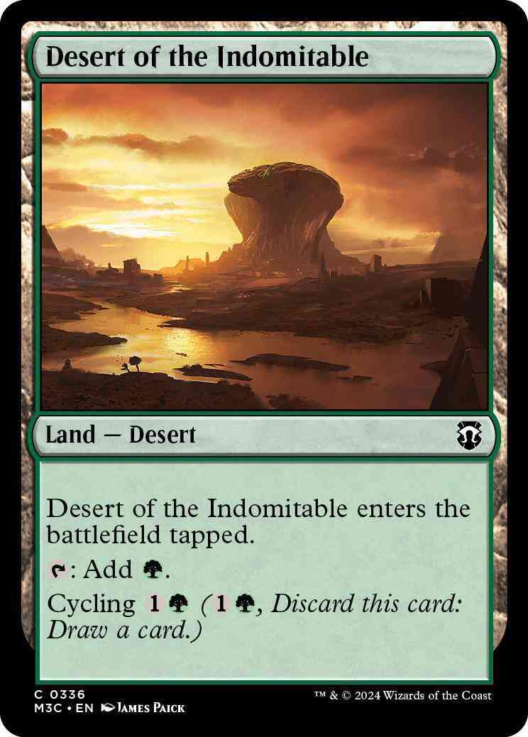 Desert of the Indomitable [336] [Modern Horizons 3: Commander] [Non-Foil]