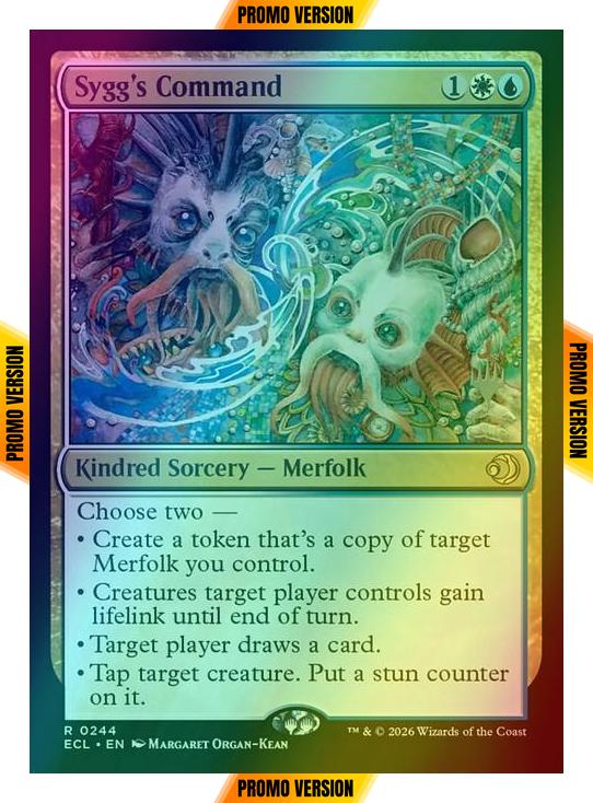 Sygg's Command [244p] [Promo Pack] [Lorwyn Eclipsed: Promos] [Foil]