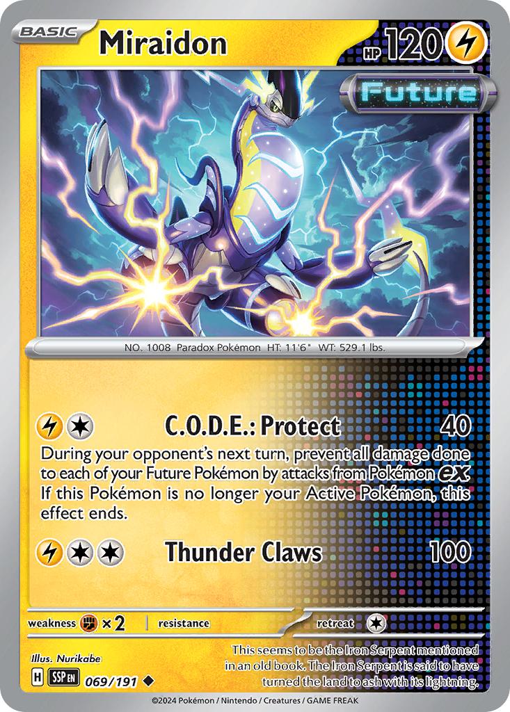 Miraidon - 069/191 - Uncommon [sv08-069] [Non-Holo]