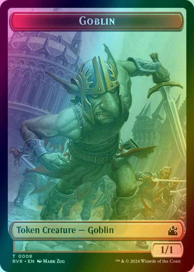 Goblin Token (08) // Spirit Token (04) [Ravnica Remastered: Tokens] [Foil]