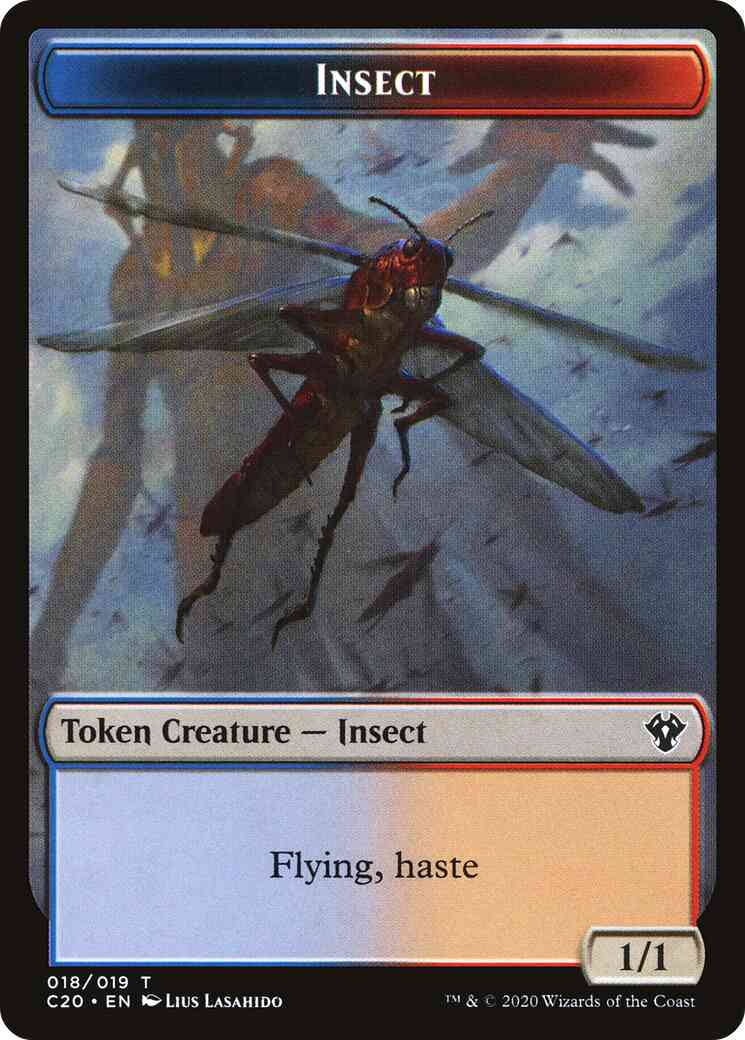 Insect Token (18) // Treasure Token (20) [C20/MH2 Set Symbol] [Heads I win, Tails You Lose] [Secret Lair Drop] [Non-Foil]