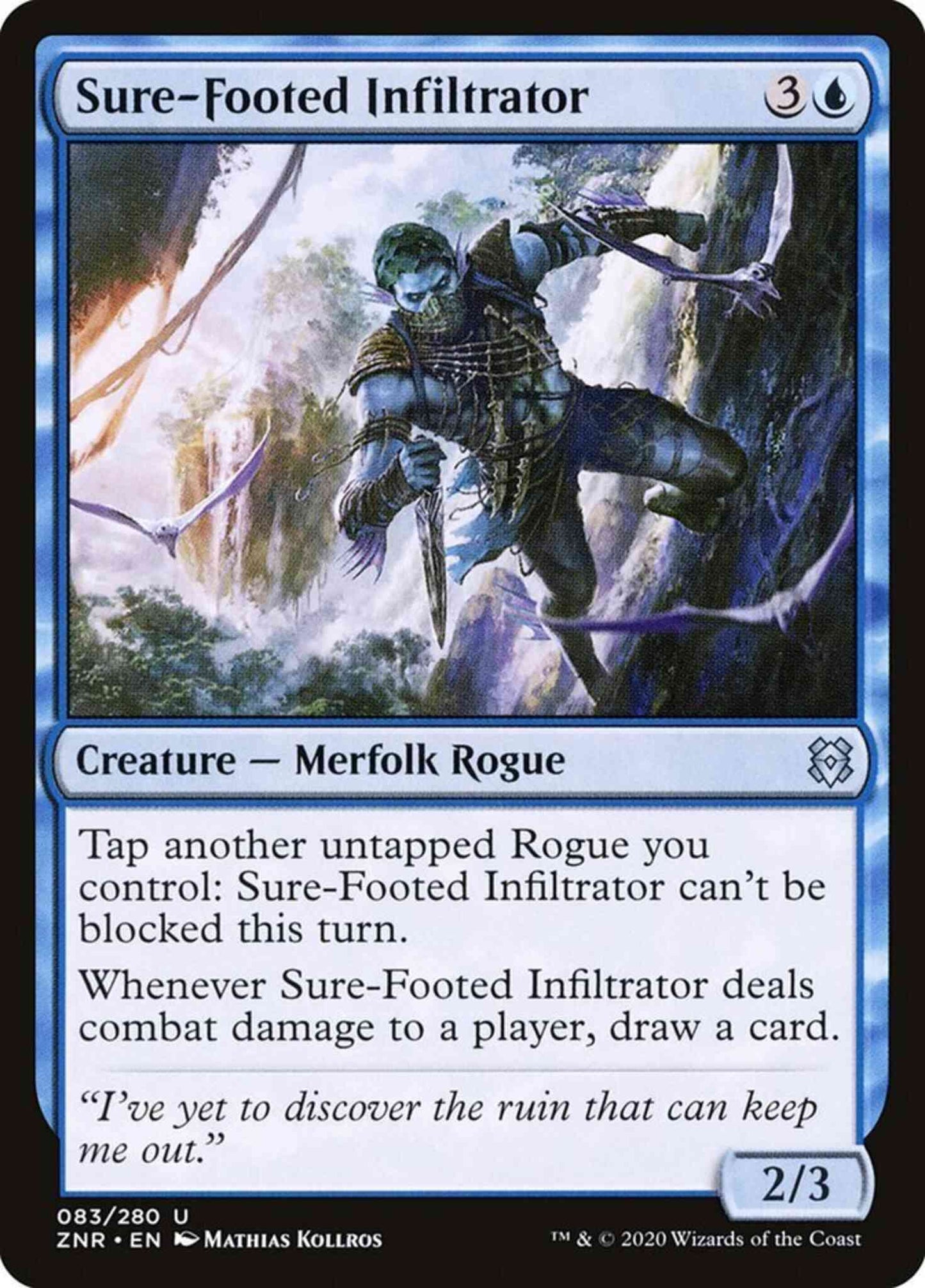 Sure-Footed Infiltrator [83] [Zendikar Rising] [Non-Foil]