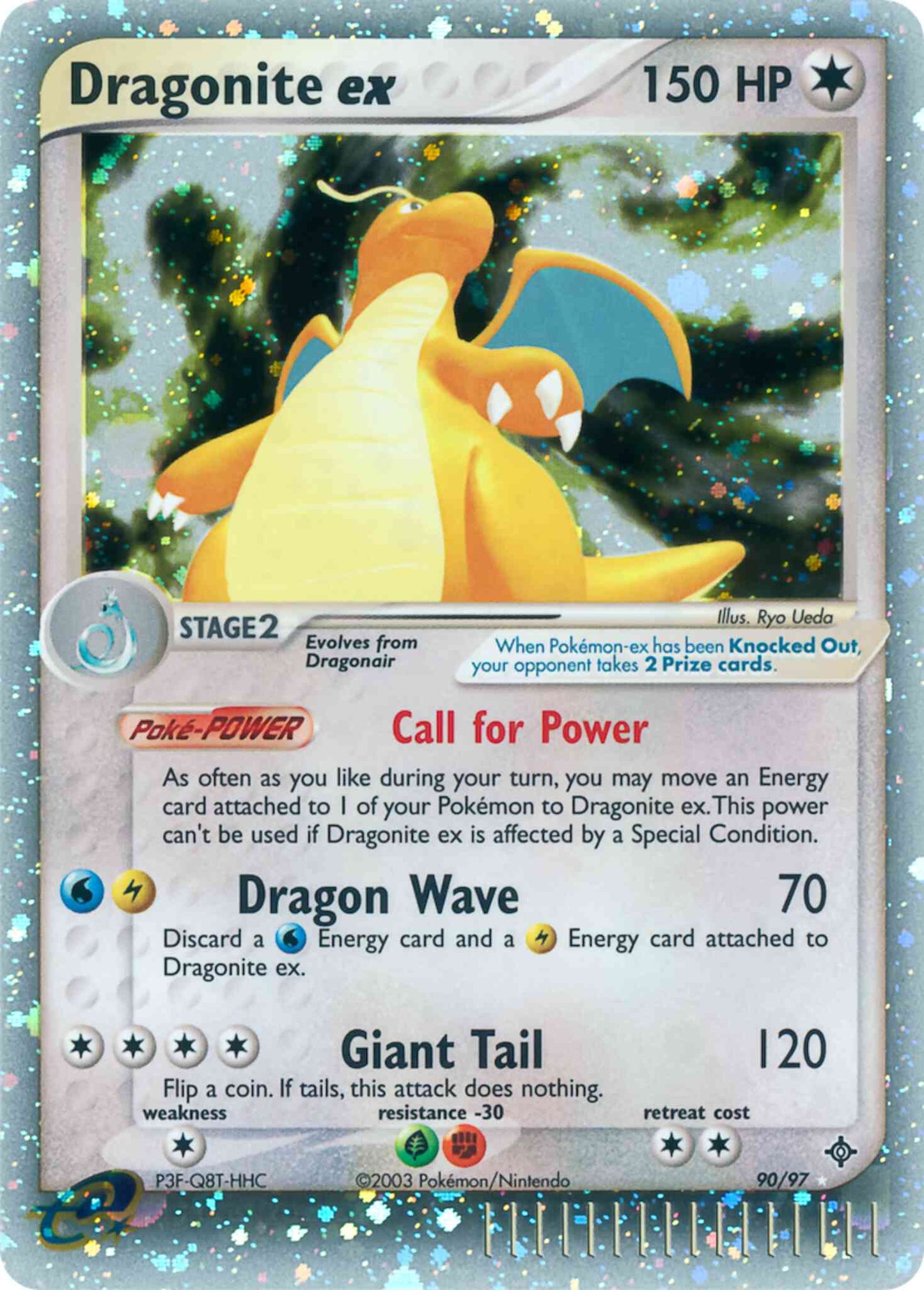 Dragonite ex - 90/97 - Rare Holo EX [ex3-90] [Ultra]