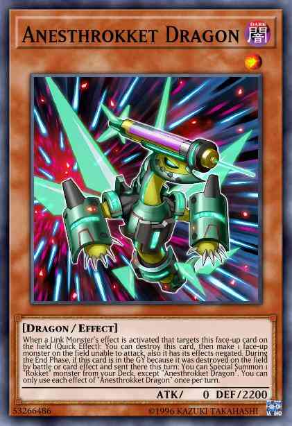 Anesthrokket Dragon - MP18-EN110 - Common - 1st Edition