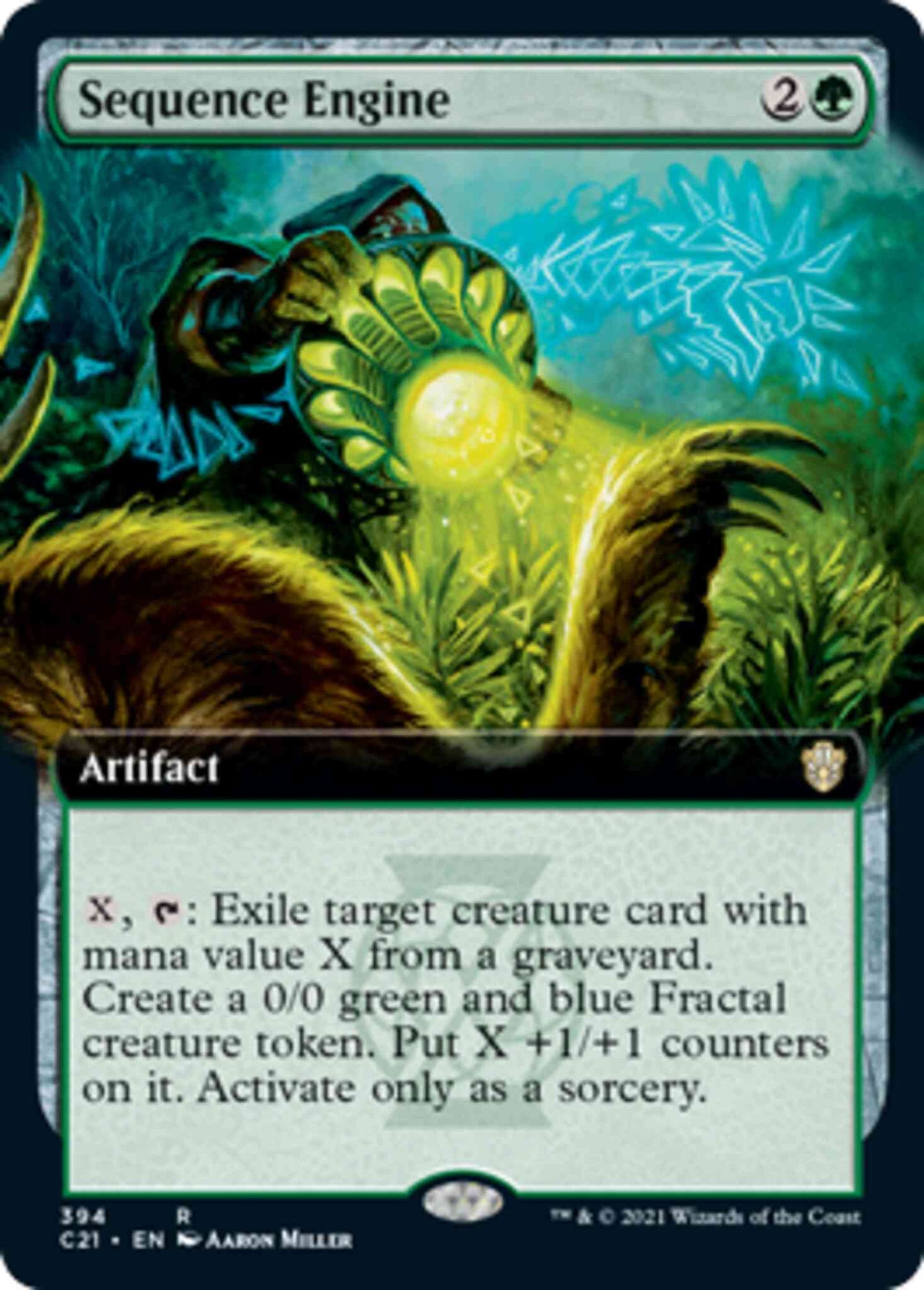 Sequence Engine [394] [Extended Art] [Commander 2021] [Non-Foil]