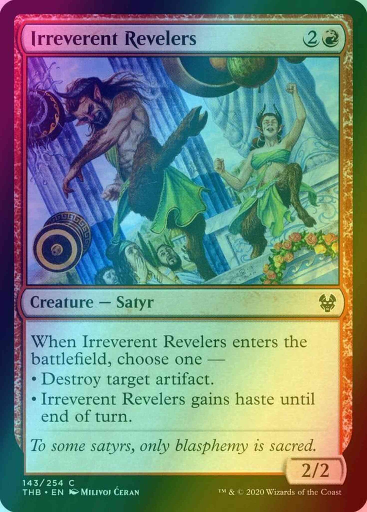 Irreverent Revelers [143] [Theros Beyond Death] [Foil]
