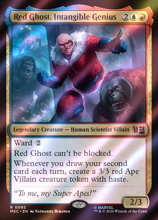 Red Ghost, Intangible Genius [92] [Marvel Super Heroes: Commander] [Surge Foil]