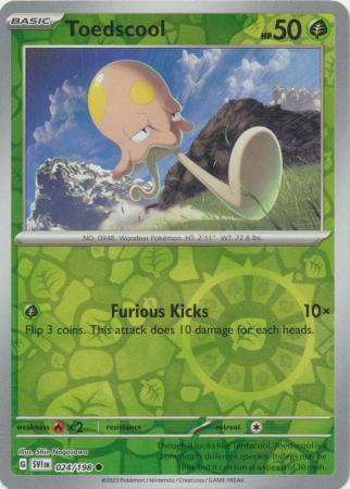Toedscool - 024/198 - Common [sv01-024] [Reverse Holo]