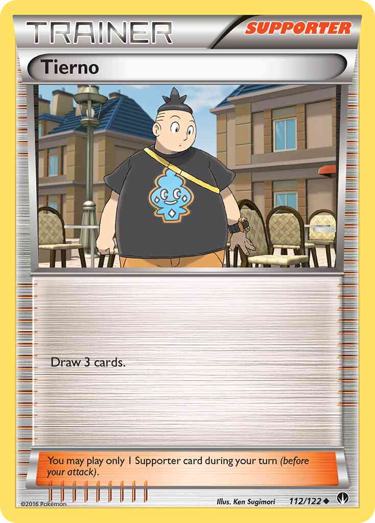 Tierno - 112/122 - Uncommon [xy9-112] [Non-Holo]