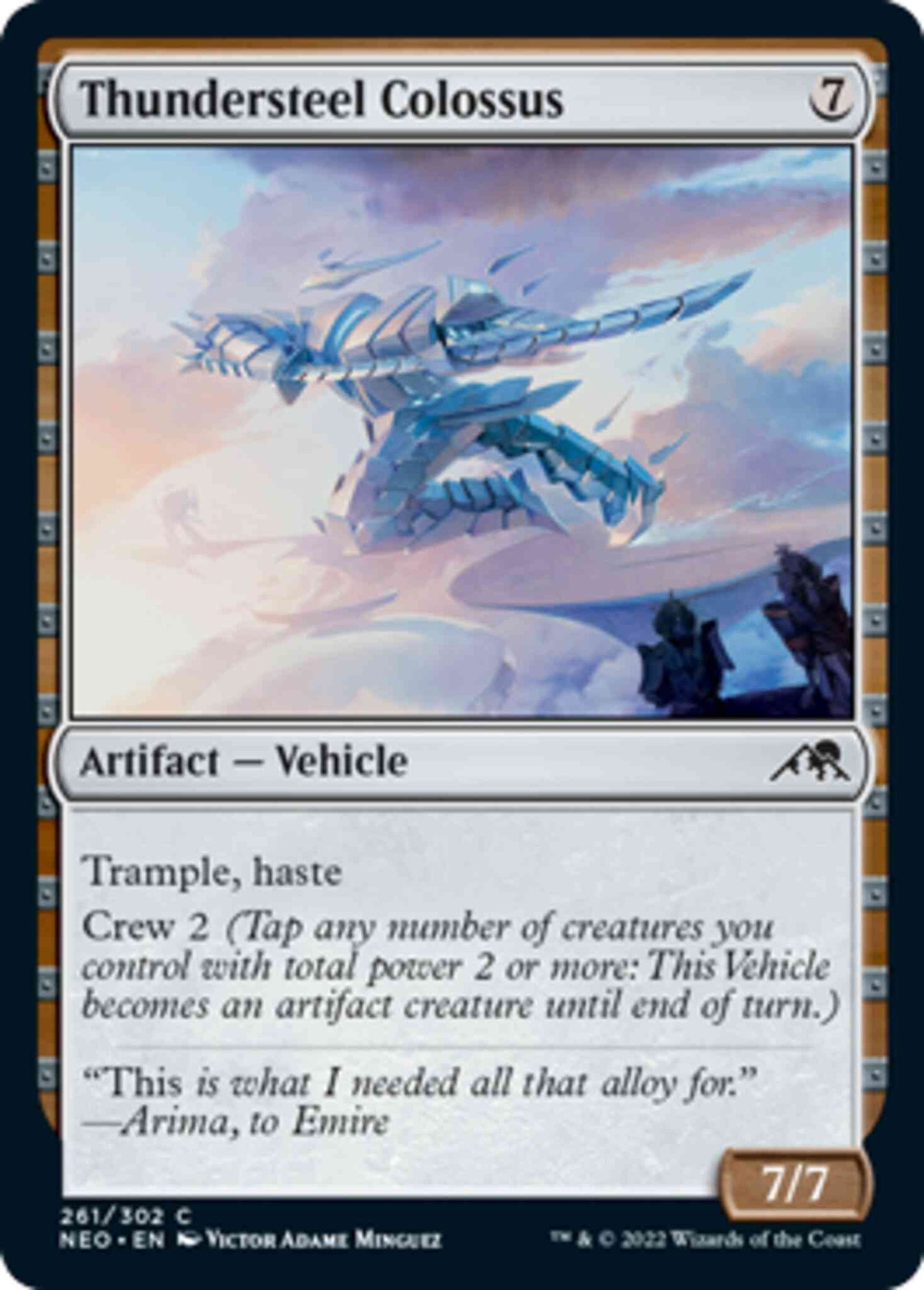 Thundersteel Colossus [261] [Kamigawa: Neon Dynasty] [Non-Foil]