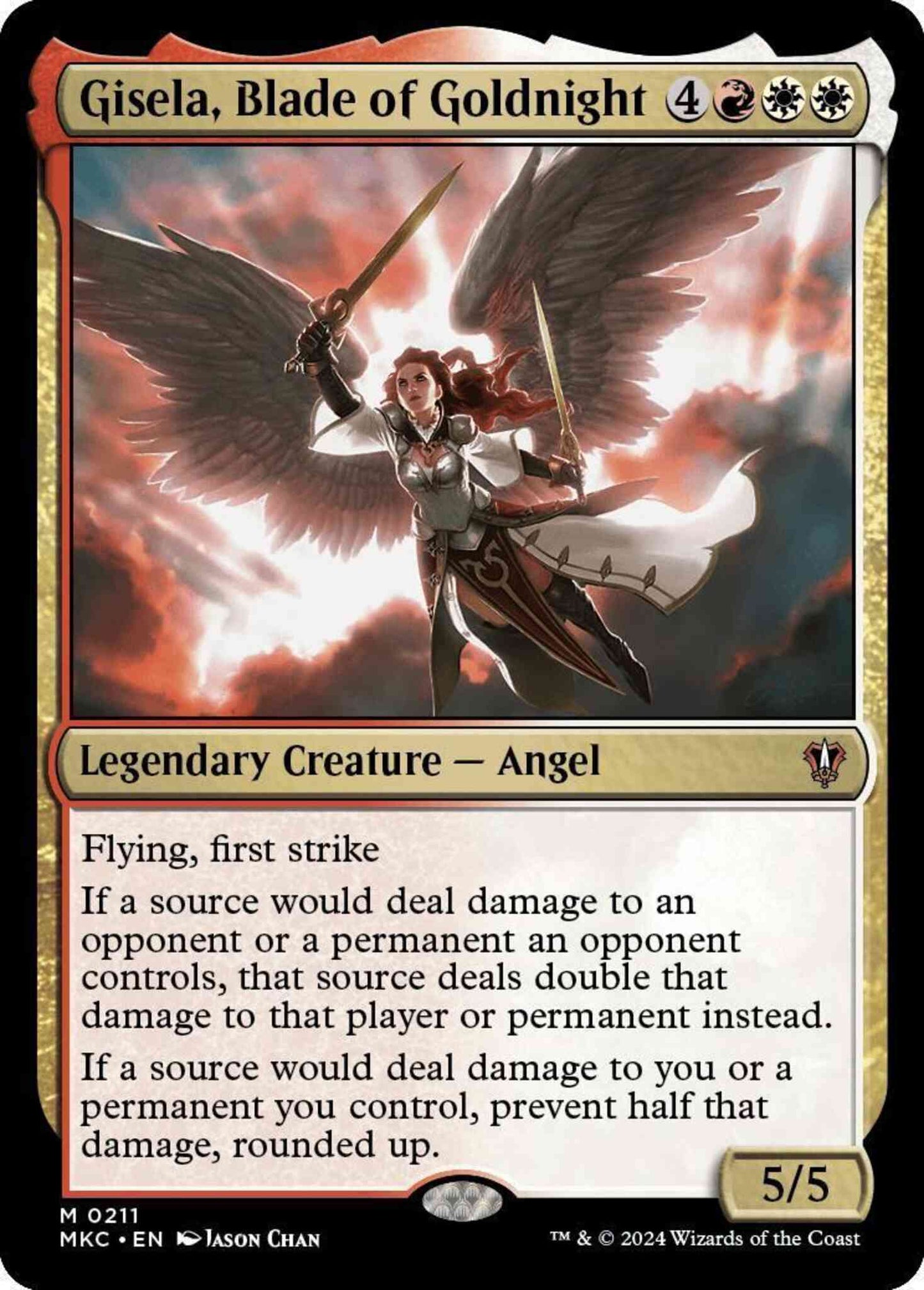 Gisela, Blade of Goldnight [211] [Murders at Karlov Manor: Commander] [Non-Foil]