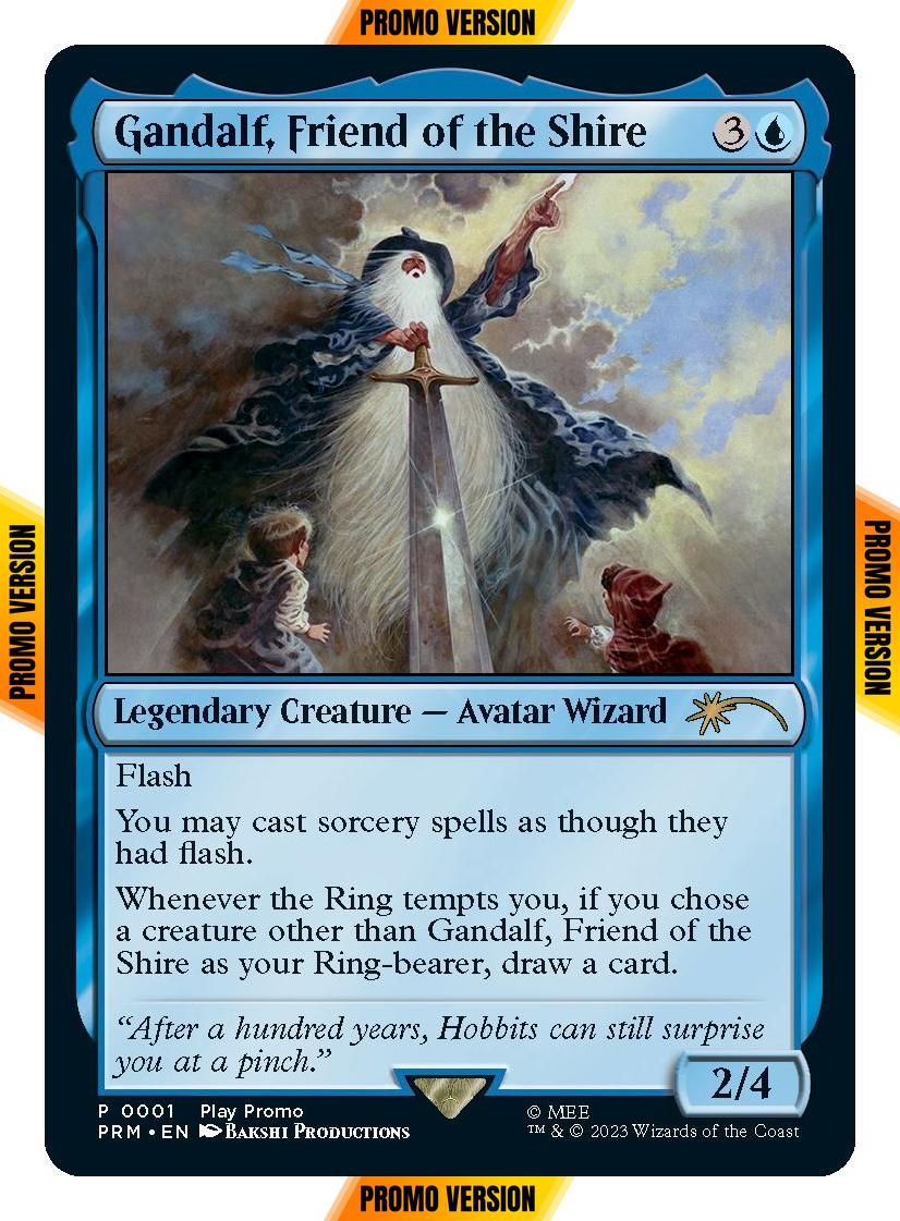 Gandalf, Friend of the Shire [1] [Play Promo] [MagicFest 2023] [Non-Foil]