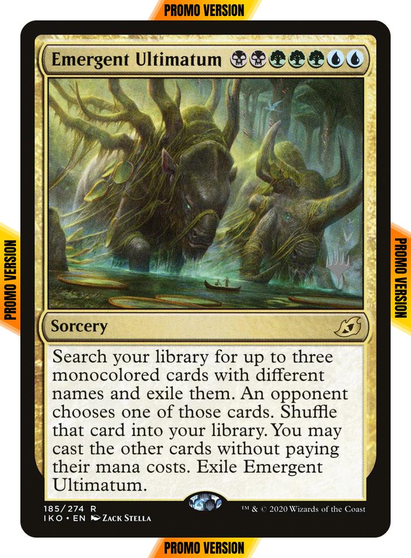 Emergent Ultimatum [Promo Pack] [185p] [Ikoria: Lair of Behemoths Promos] [Non-Foil]