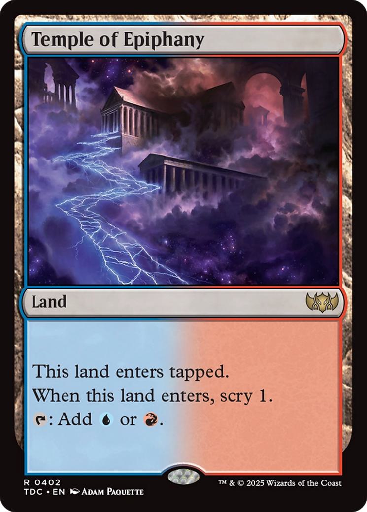 Temple of Epiphany [402] [Tarkir: Dragonstorm: Commander] [Non-Foil]