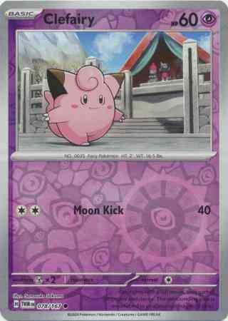 Clefairy - 078/167 - Common [sv06-078] [Reverse Holo]