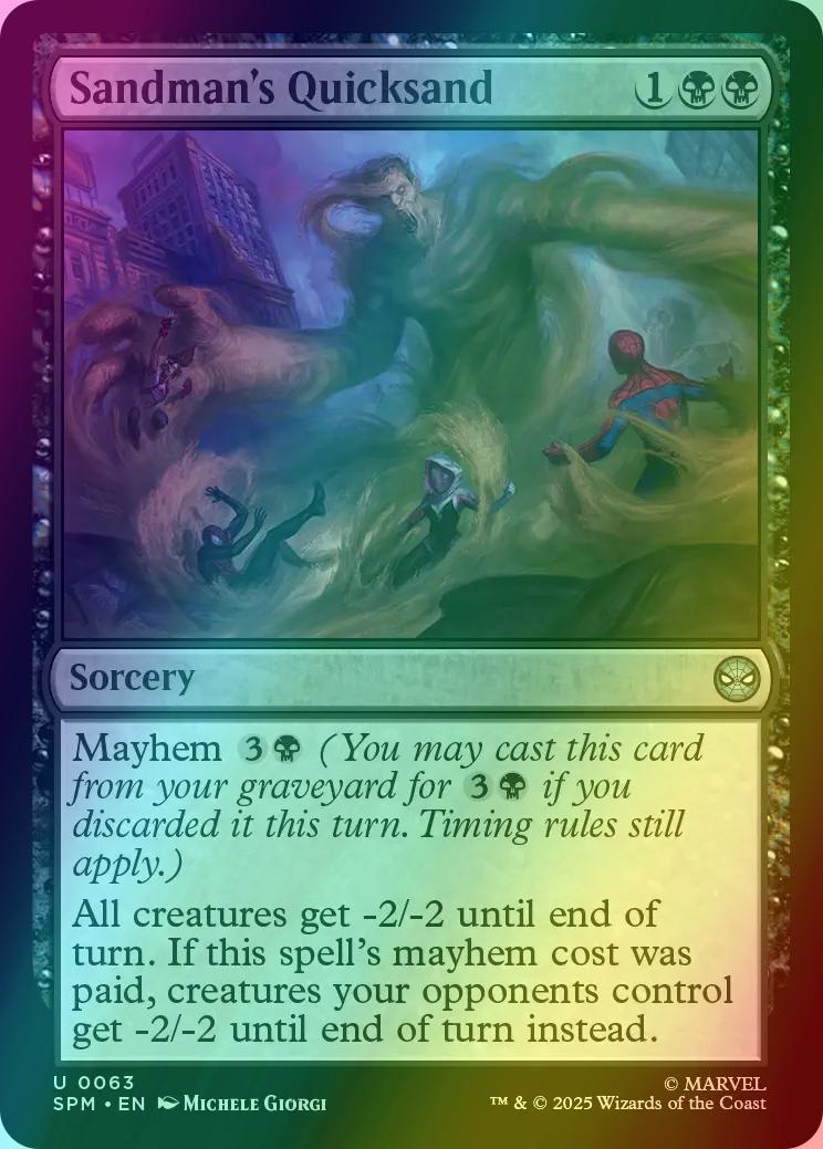 Sandman's Quicksand [63] [Marvel's Spider-Man] [Foil]