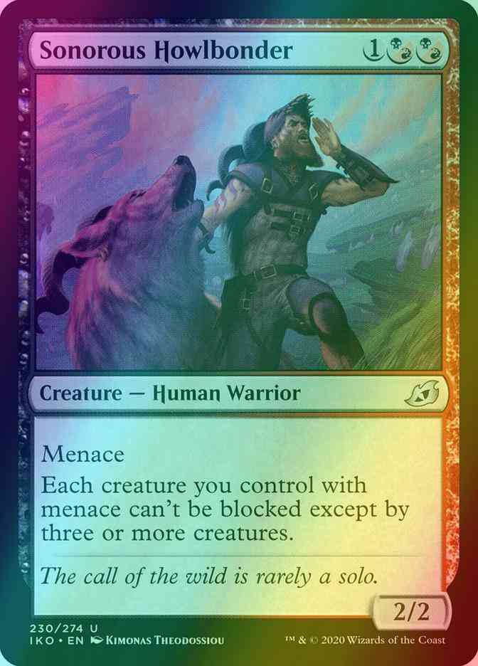 Sonorous Howlbonder [230] [Ikoria: Lair of Behemoths] [Foil]