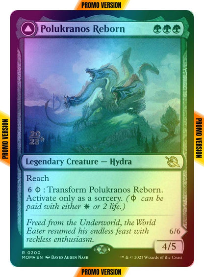 Polukranos Reborn // Polukranos, Engine of Ruin [200s] [Prerelease] [March of the Machine: Promos] [Foil]