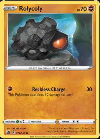 Rolycoly - 078/163 - Common [swsh5-078] [Non-Holo]