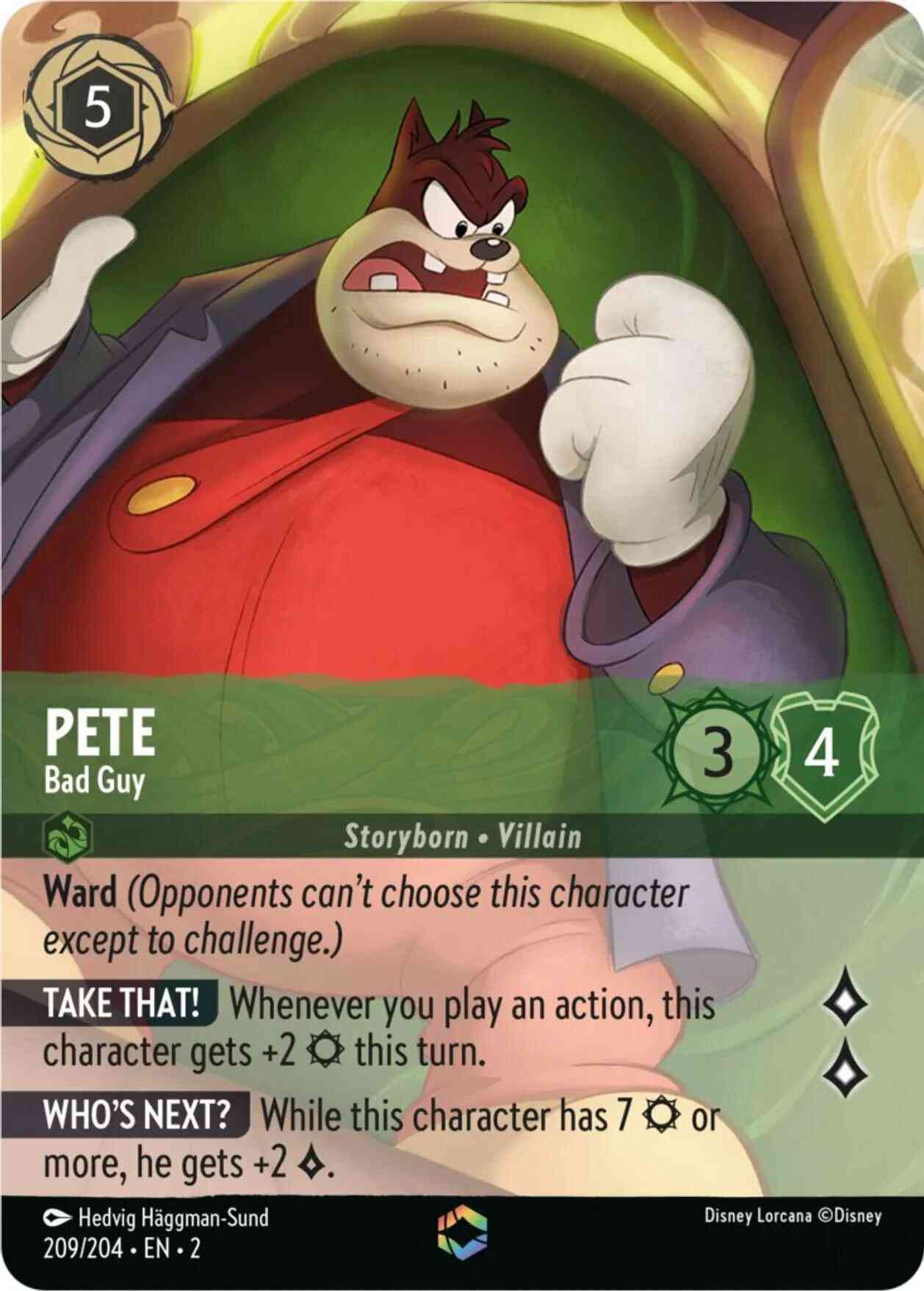 Pete - Bad Guy (Enchanted) - 209/204 [Rise Of The Floodborn] [Holofoil]